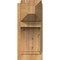 Ekena Millwork Imperial Craftsman Rough Sawn Outlooker, Western Red Cedar, 8"W x 14"D x 18"H OUT08X14X18IMP04RWR - alternate 2